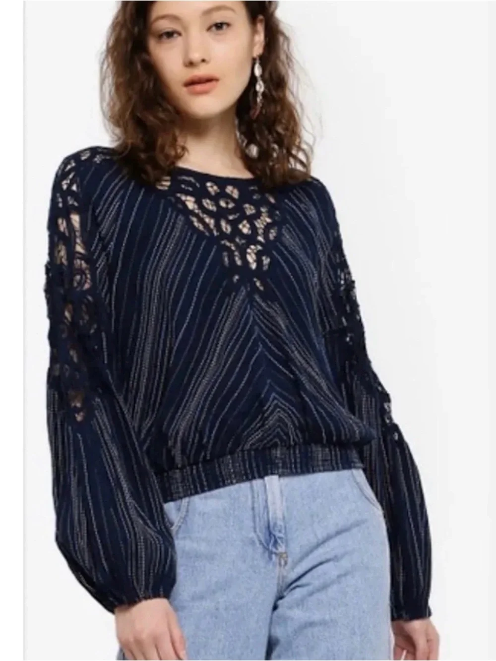 Free People Floating Memories Blouse
